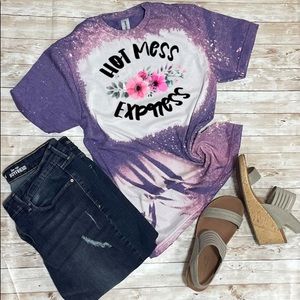 Hot Mess Express Bleached Shirt